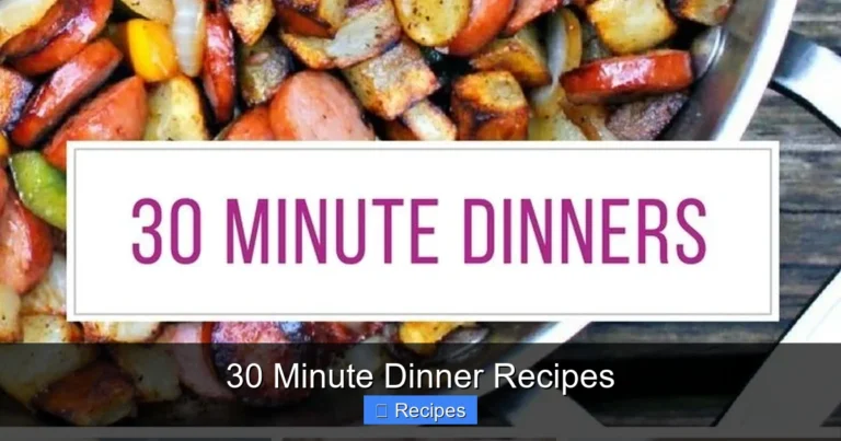 30 Minute Dinner Recipes