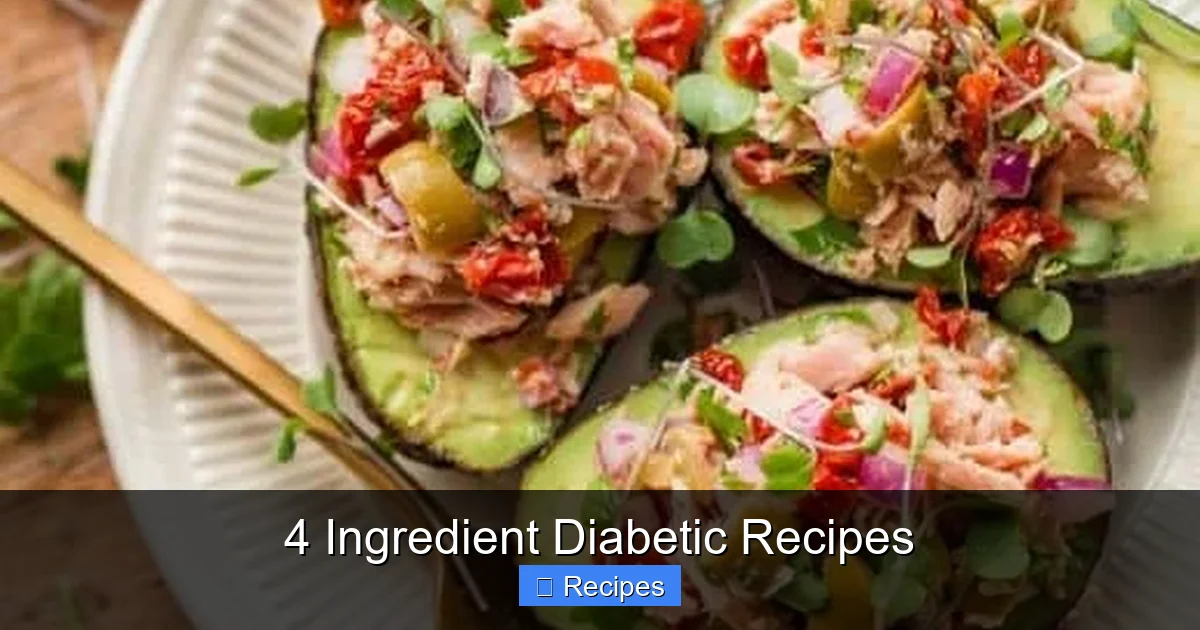 4 Ingredient Diabetic Recipes