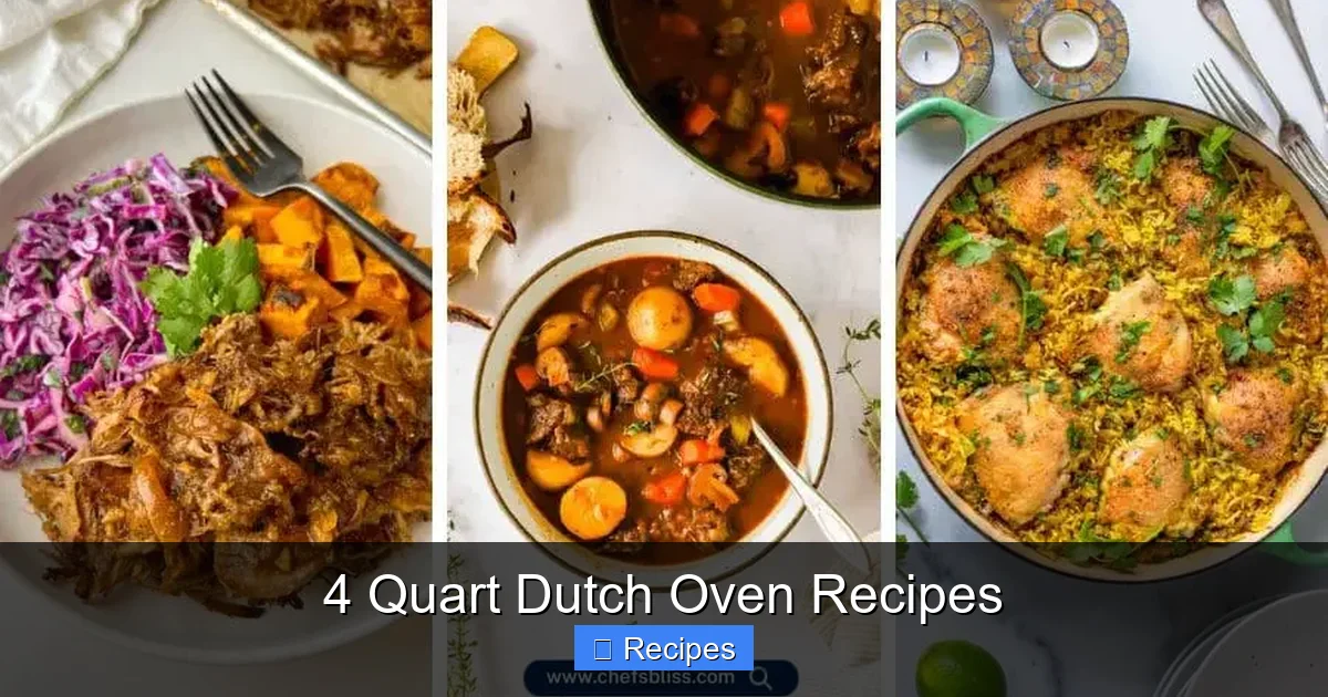 4 Quart Dutch Oven Recipes