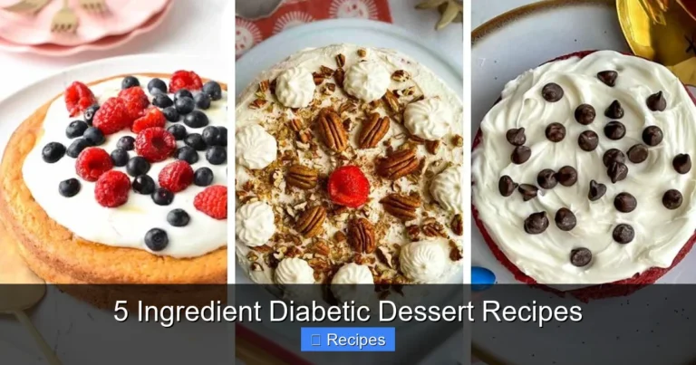 5 Ingredient Diabetic Dessert Recipes