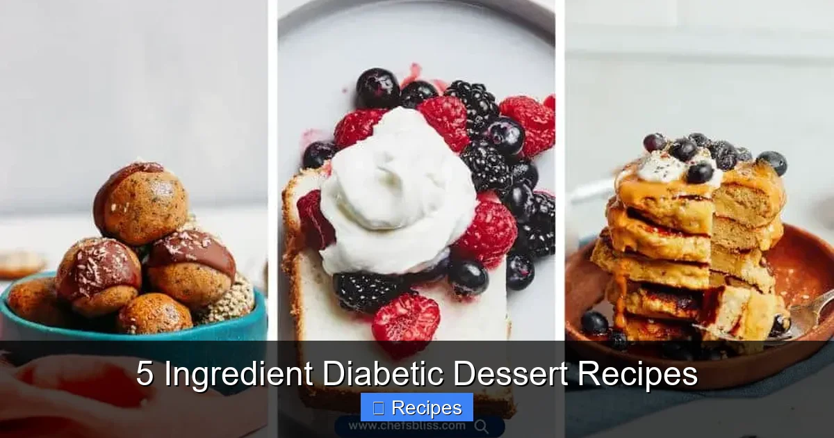 5 Ingredient Diabetic Dessert Recipes