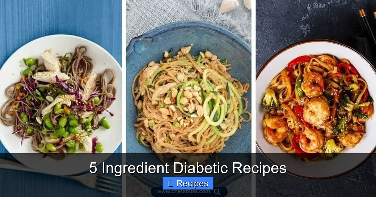 5 Ingredient Diabetic Recipes