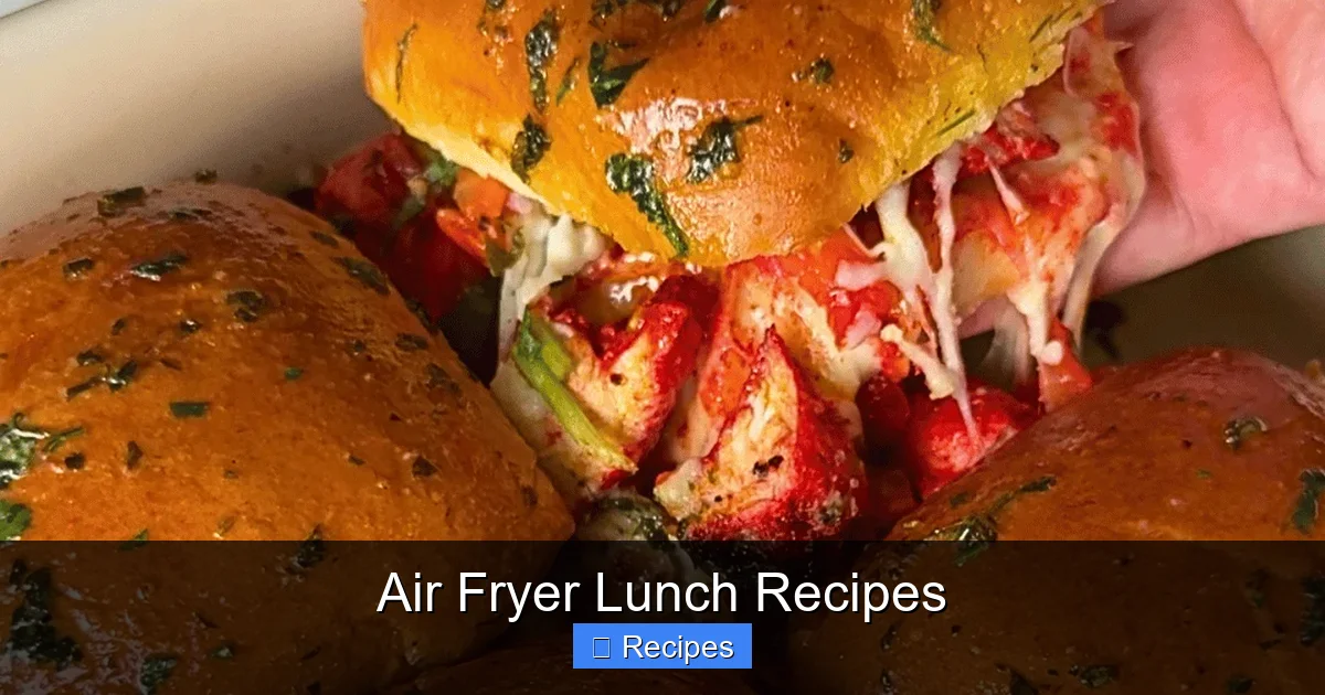 Air Fryer Lunch Recipes
