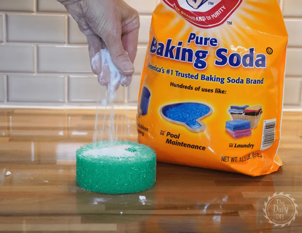 baking soda paste microwave cleaning