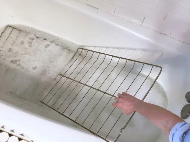 baking soda paste soak diagram