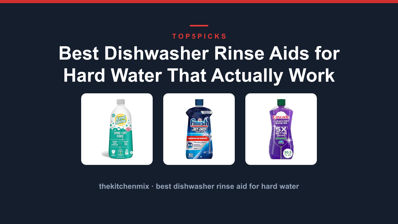 Best Dishwasher Rinse Aids for Hard Water That Actually Work