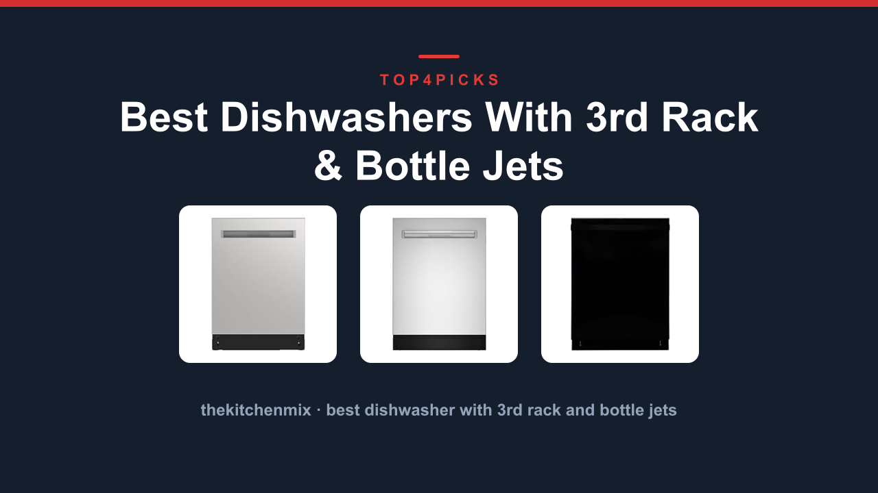 Best Dishwashers With 3rd Rack & Bottle Jets
