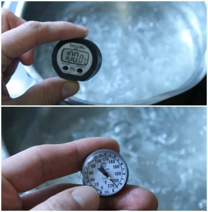 boiling water calibration method