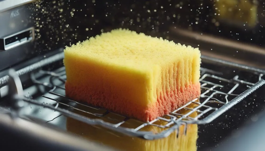 burnt sponge fire hazard