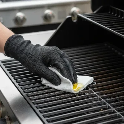 cast iron seasoning oil application