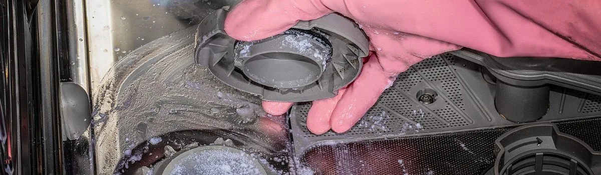 clogged spray arm