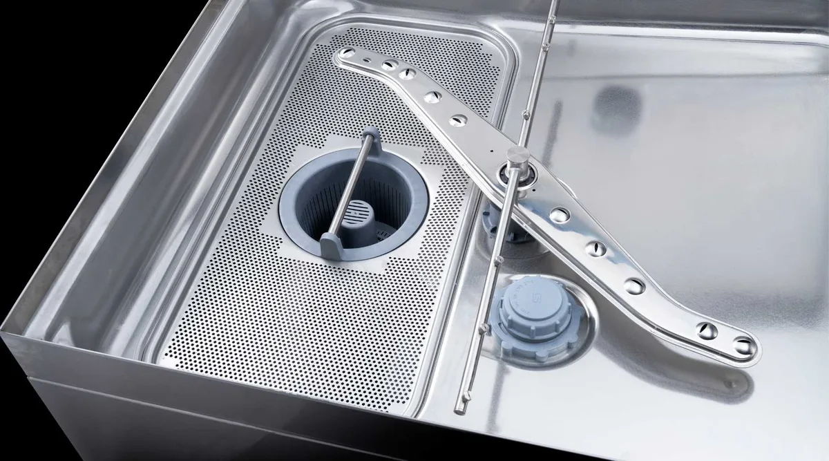 commercial dishwasher sump scraping