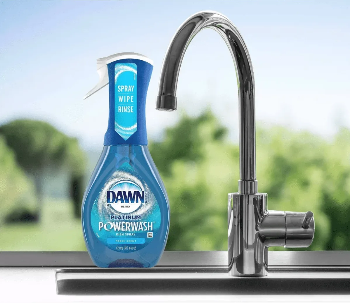 Dawn Powerwash foam action