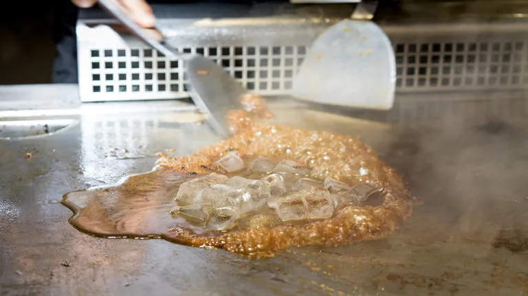 deglazing with ice