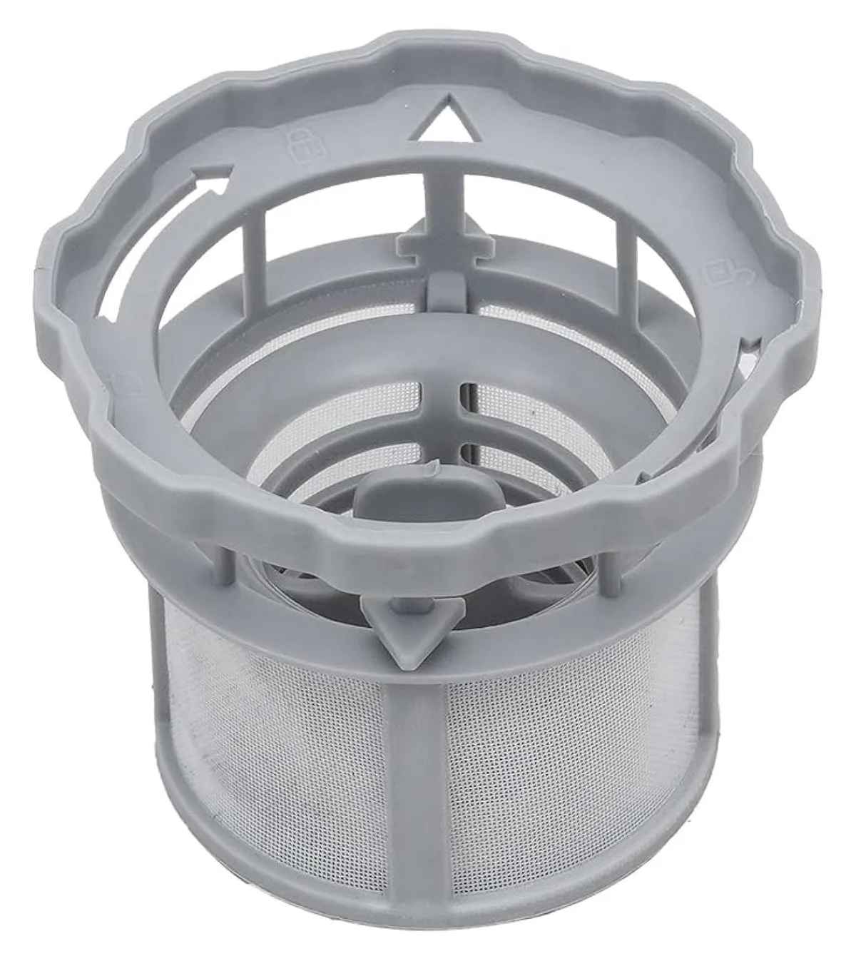 dishwasher filter disassembled layers
