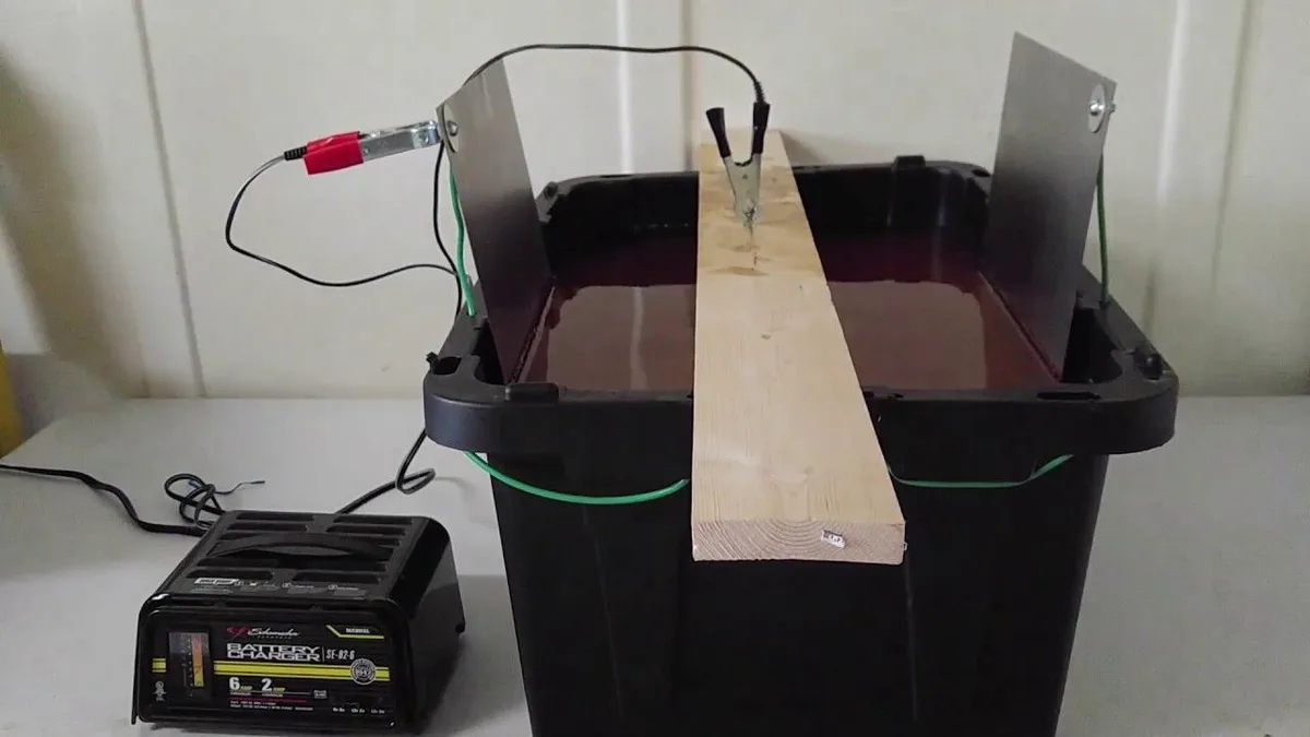 electrolysis cast iron