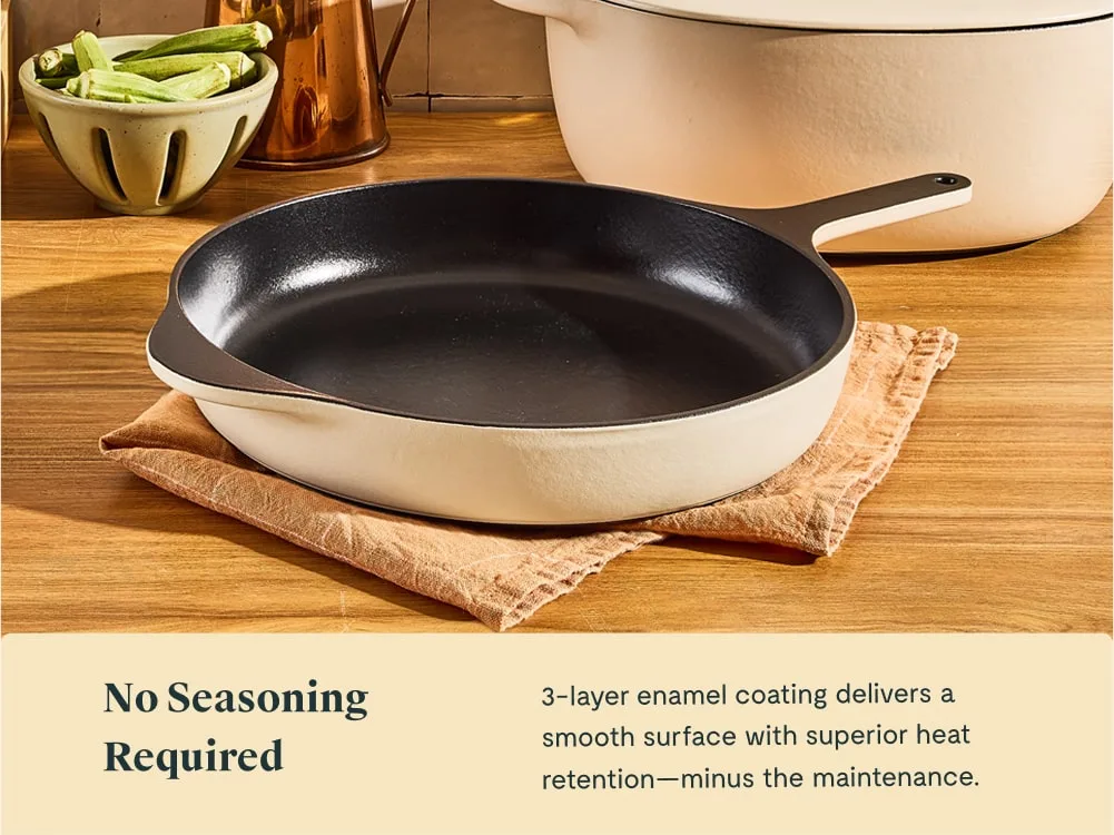Enameled cast iron