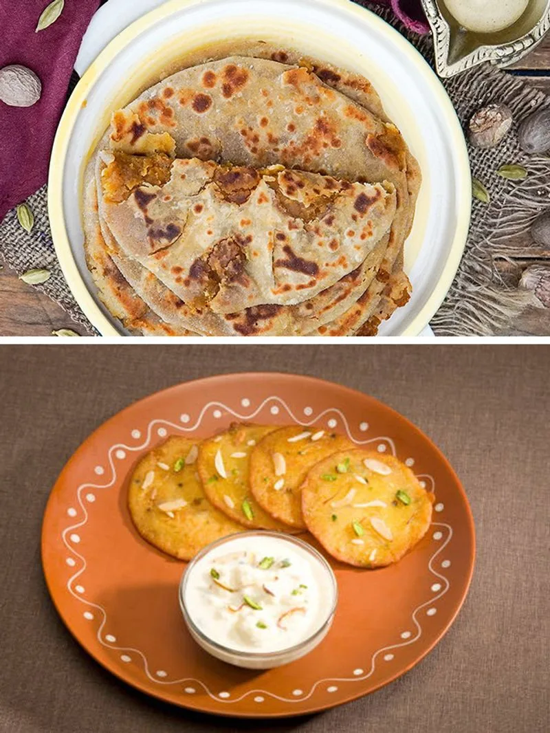 gujiya puran poli malpua