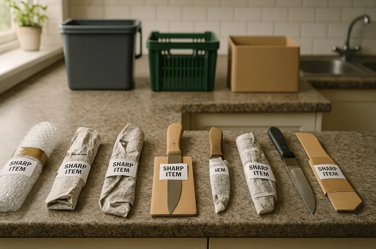 how do i dispose of old kitchen knives