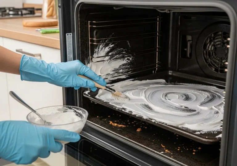 how to clean oven properly