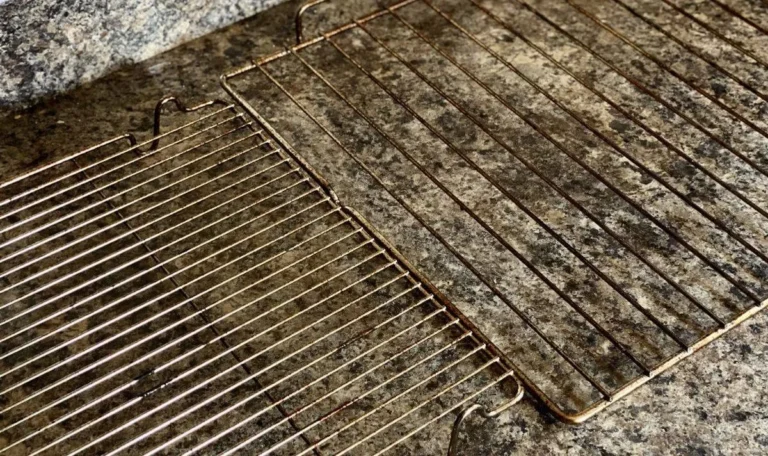how to clean oven racks fast