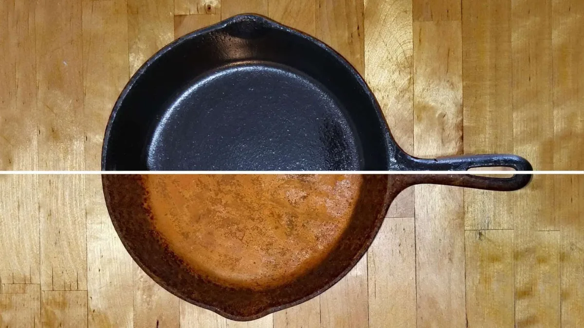 How to Clean Rusty Cast Iron Pans Easily