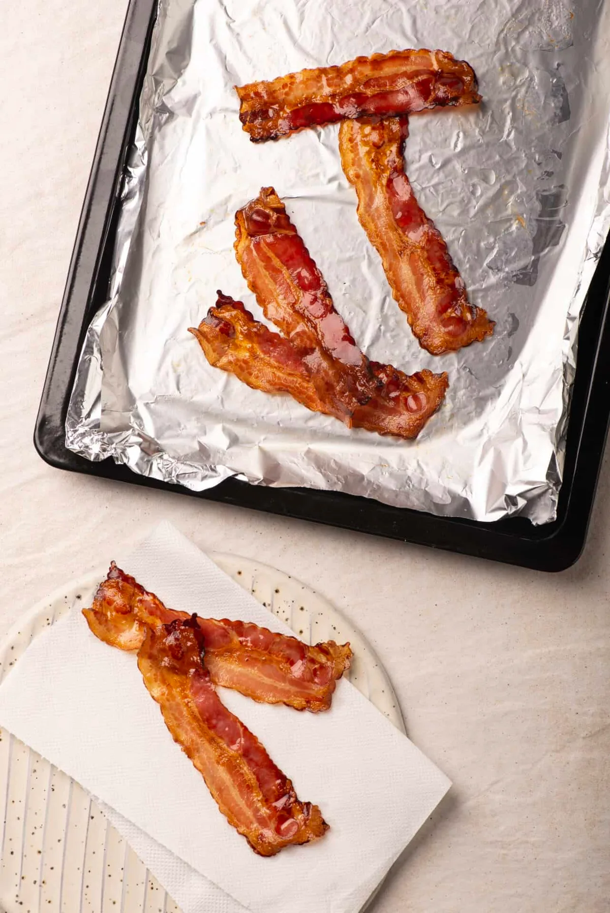 how to cook bacon in the oven with aluminum foil