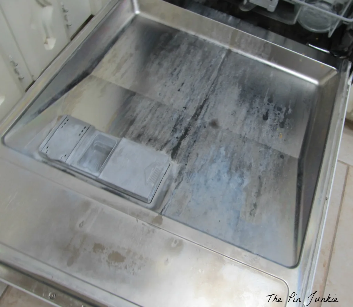 how to deep clean a dishwasher with bleach