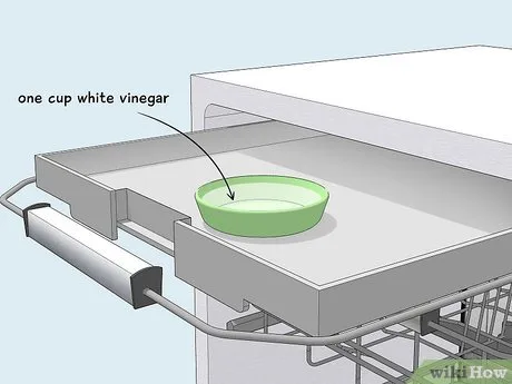 how to deep clean a dishwasher with vinegar