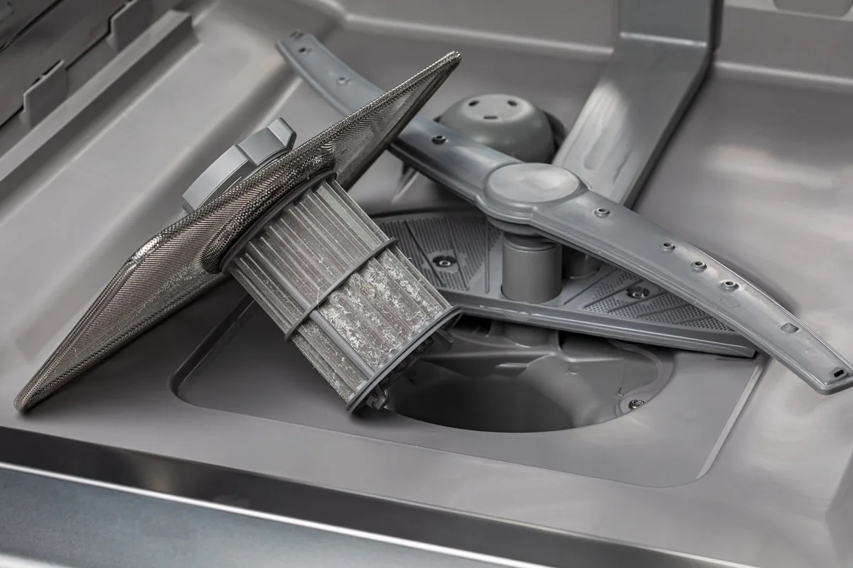 how to deep clean dishwasher filter