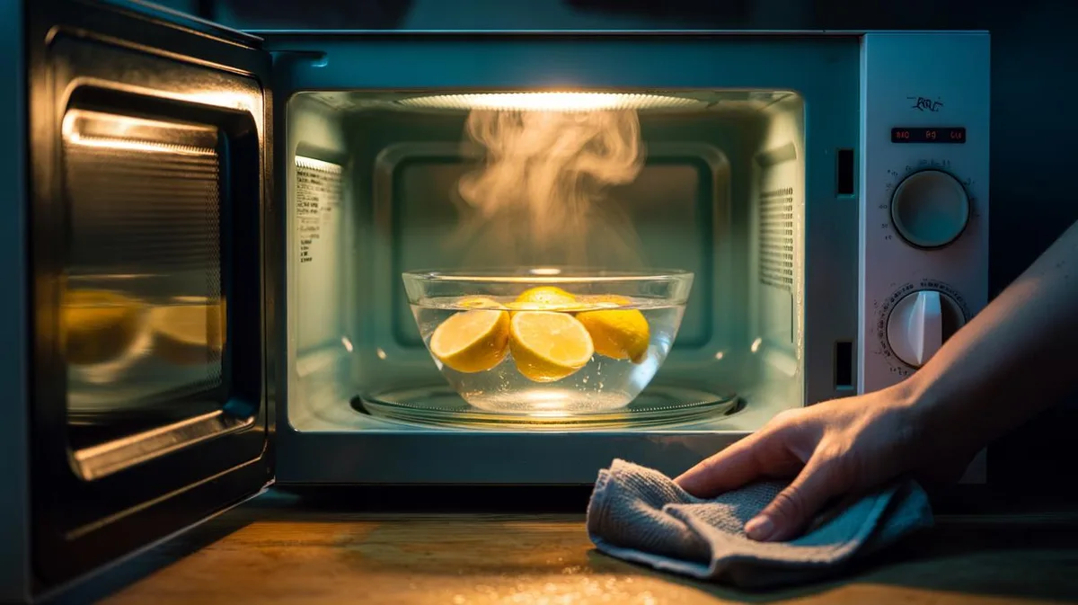 how to get stink out of microwave