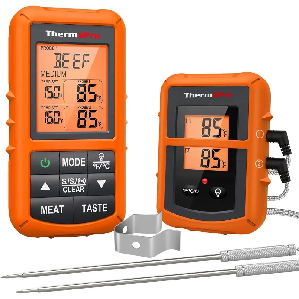 how to reset thermopro meat thermometer