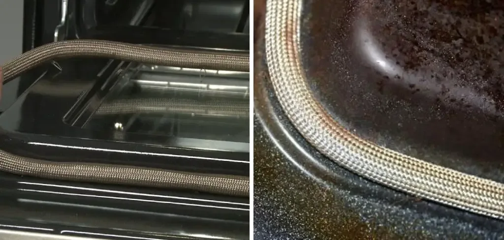 oven door gasket damage