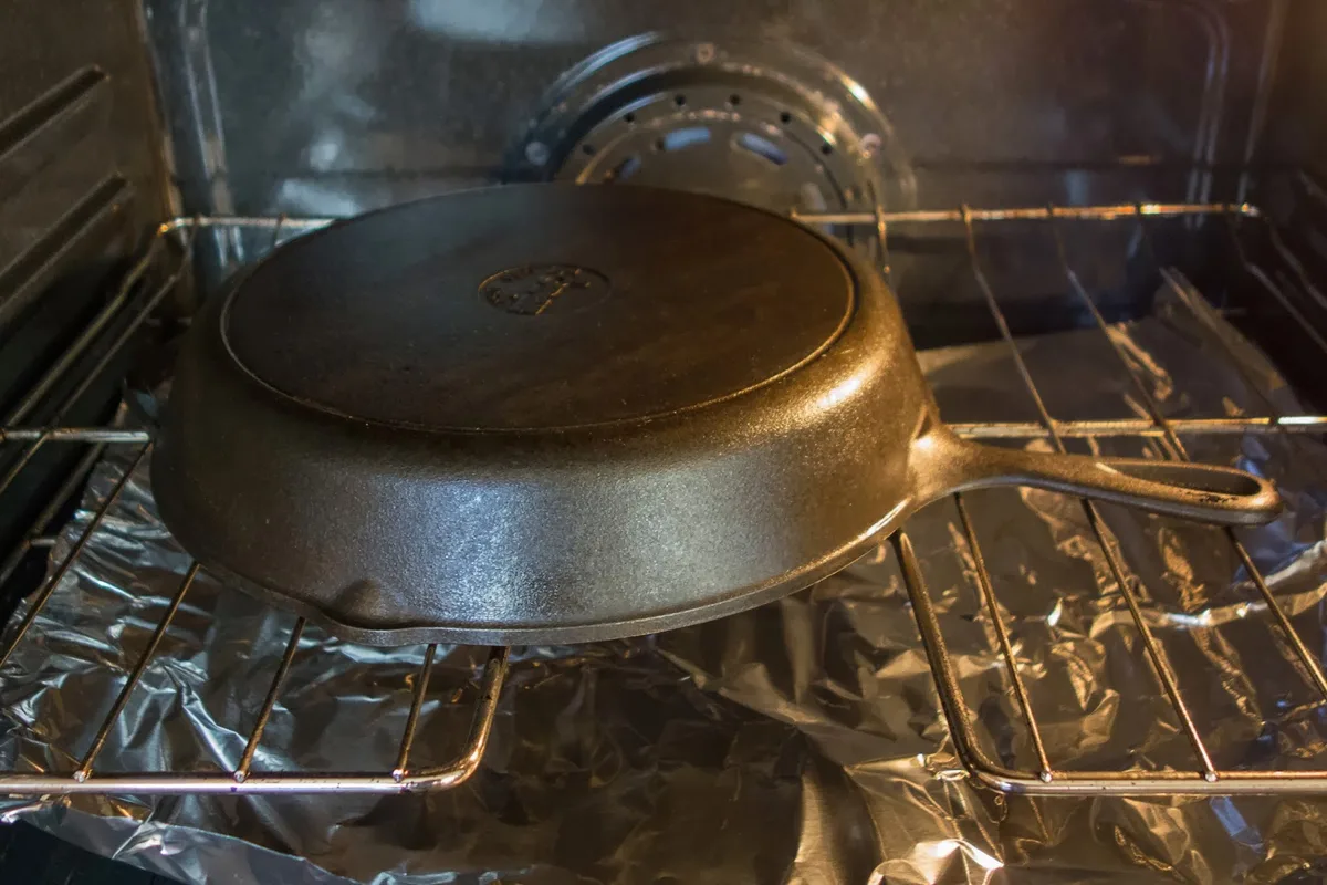oven seasoning setup