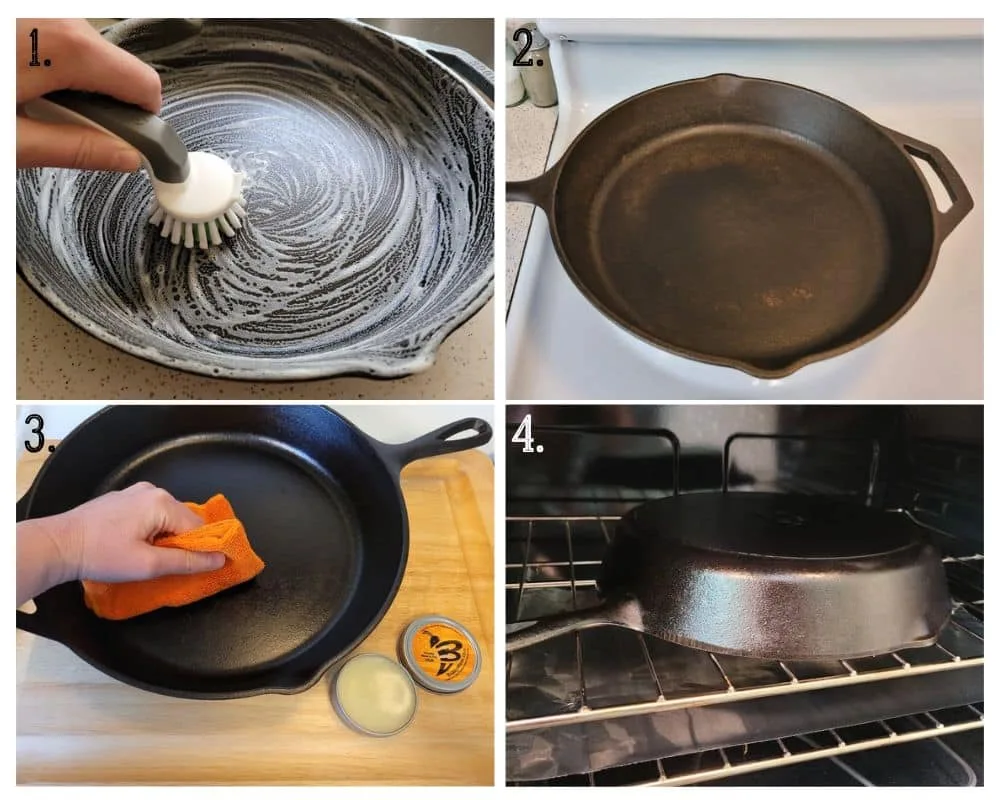 Oven seasoning technique