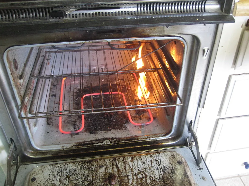 oven self-clean cycle fire hazard