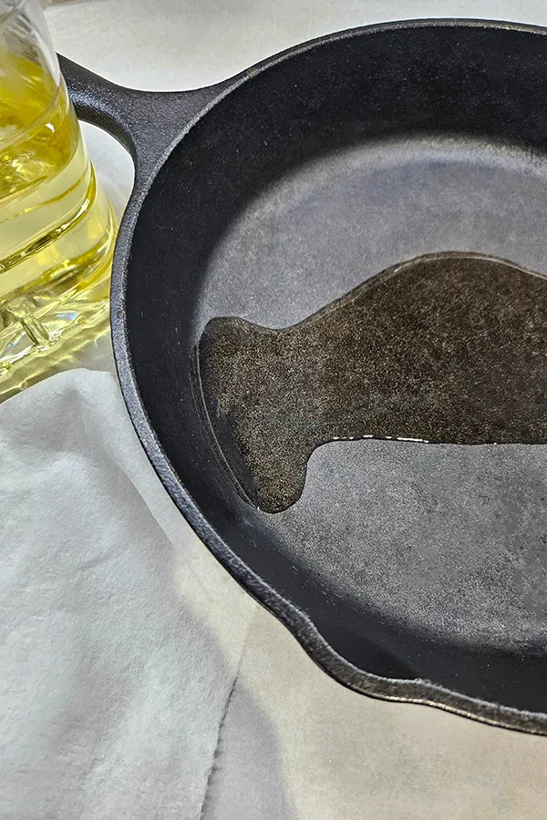 re-season cast iron