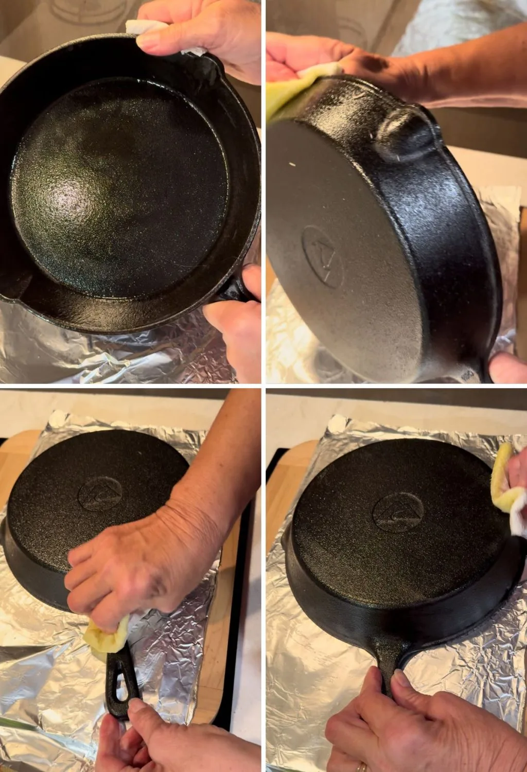reseasoning cast iron skillet