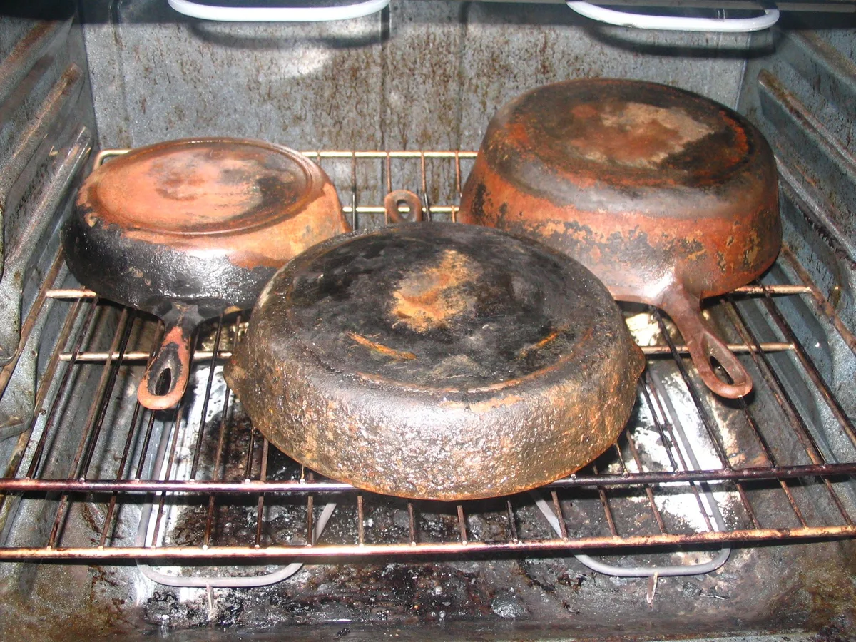 rust levels on cast iron