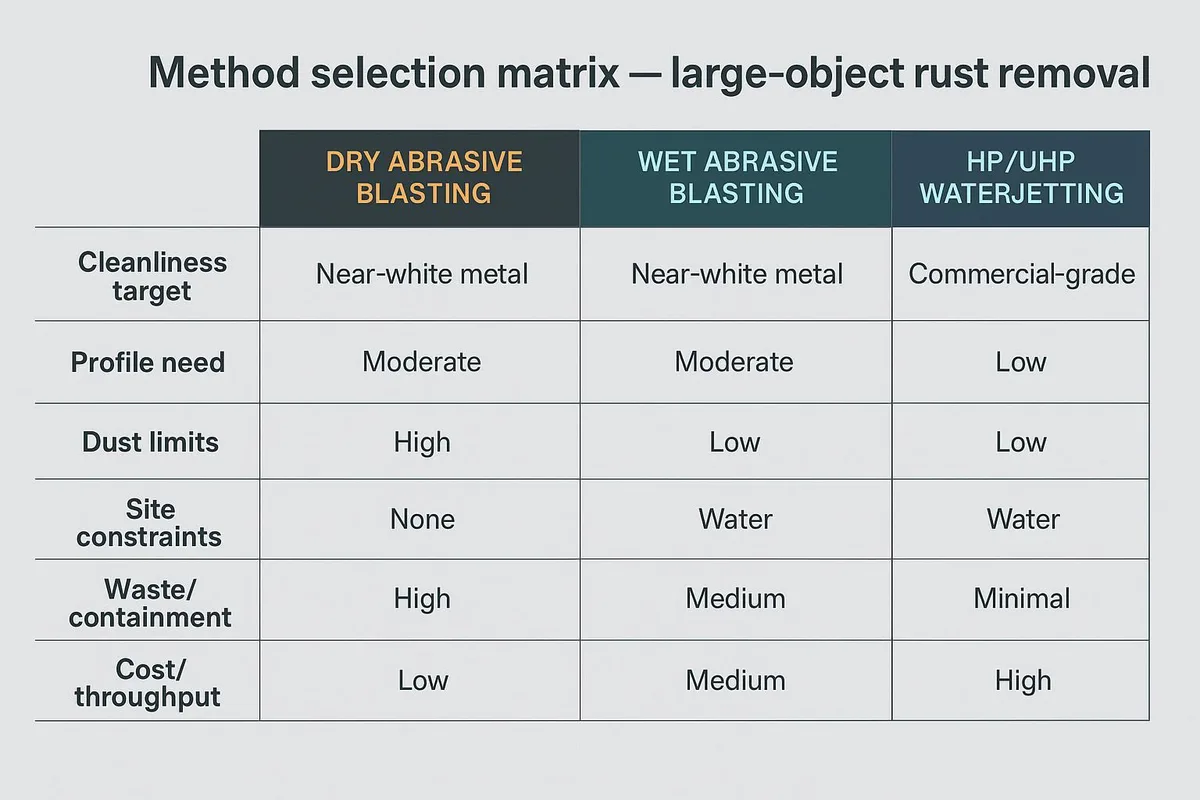 Rust severity level