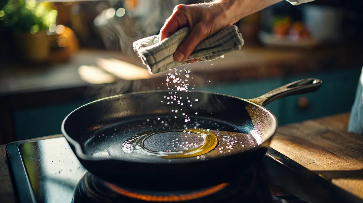 salt and oil scrub