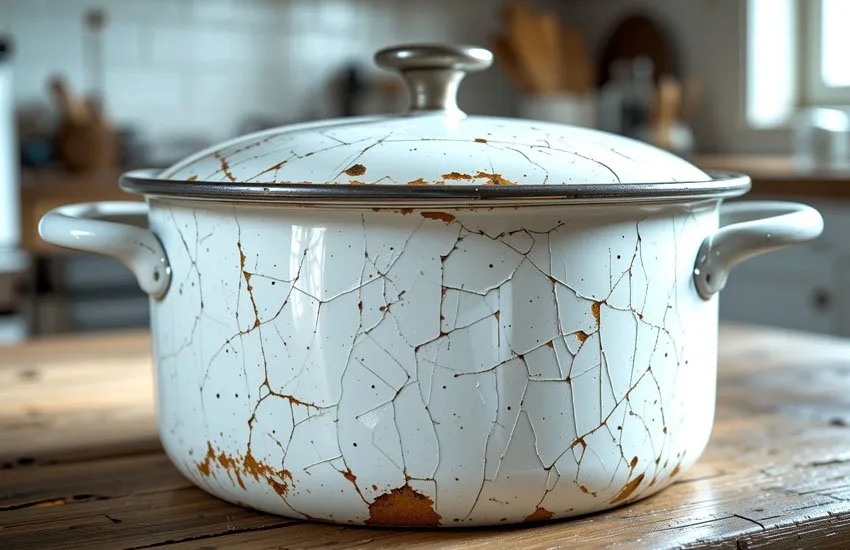 scratch marks on oven enamel