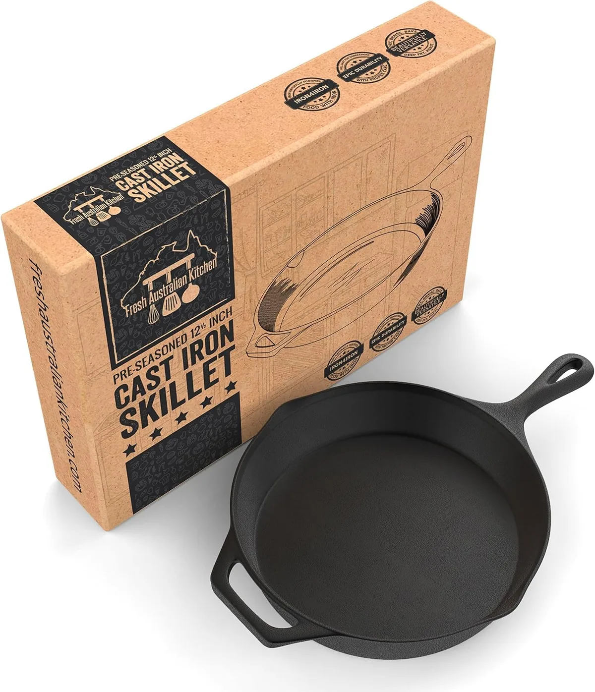 seasoned cast iron skillet