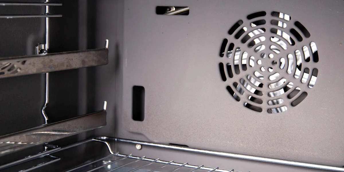 self-cleaning oven coating detail