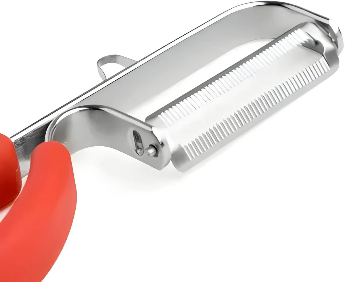 serrated peeler blade