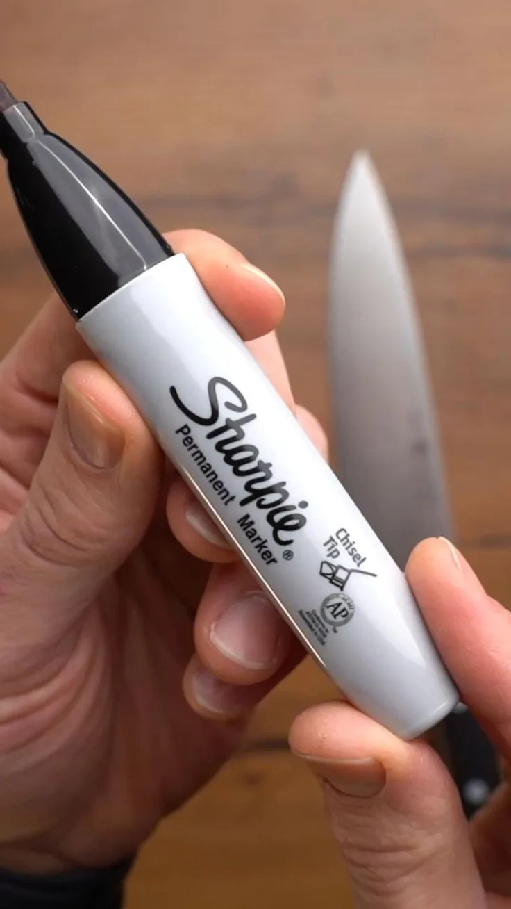 sharpie mark knife edge