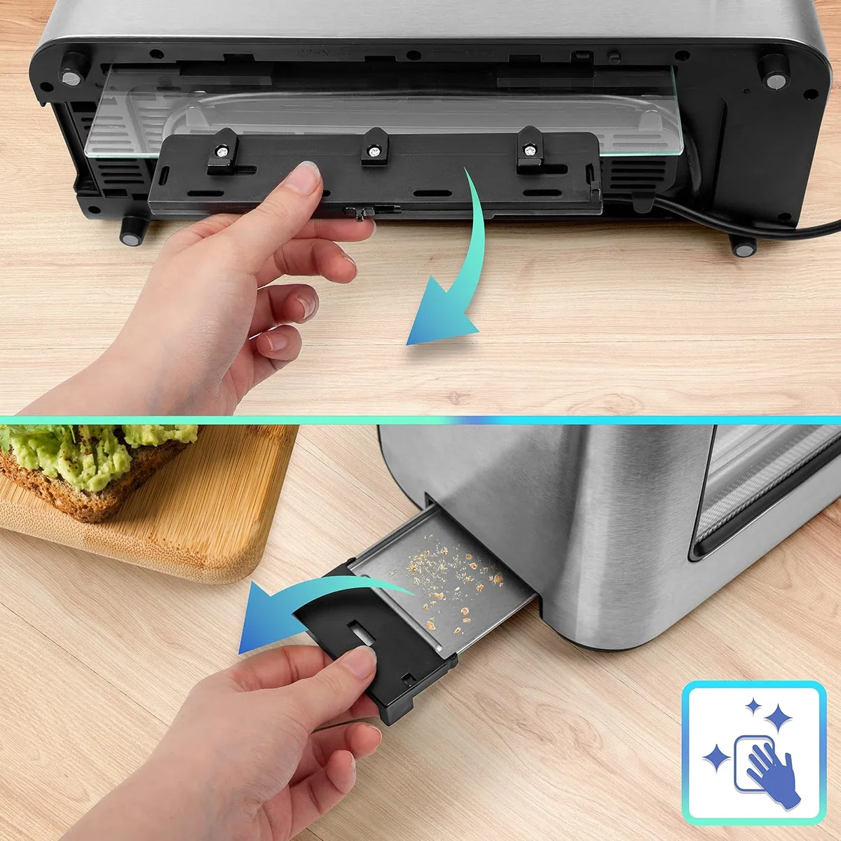 toaster wattage rating label