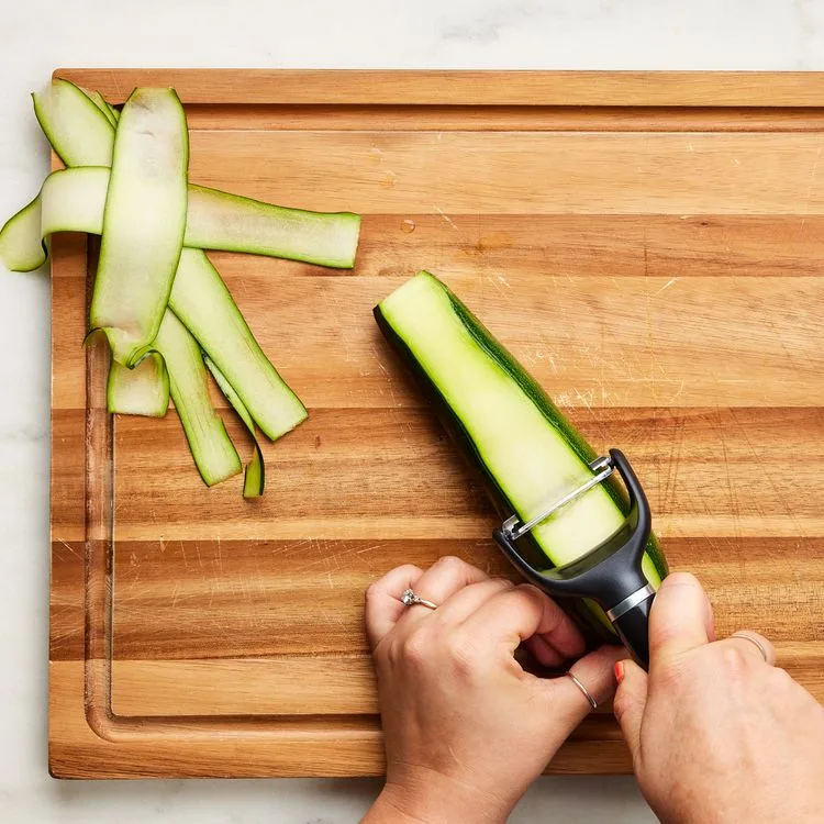 vegetable peeler ribbon strips