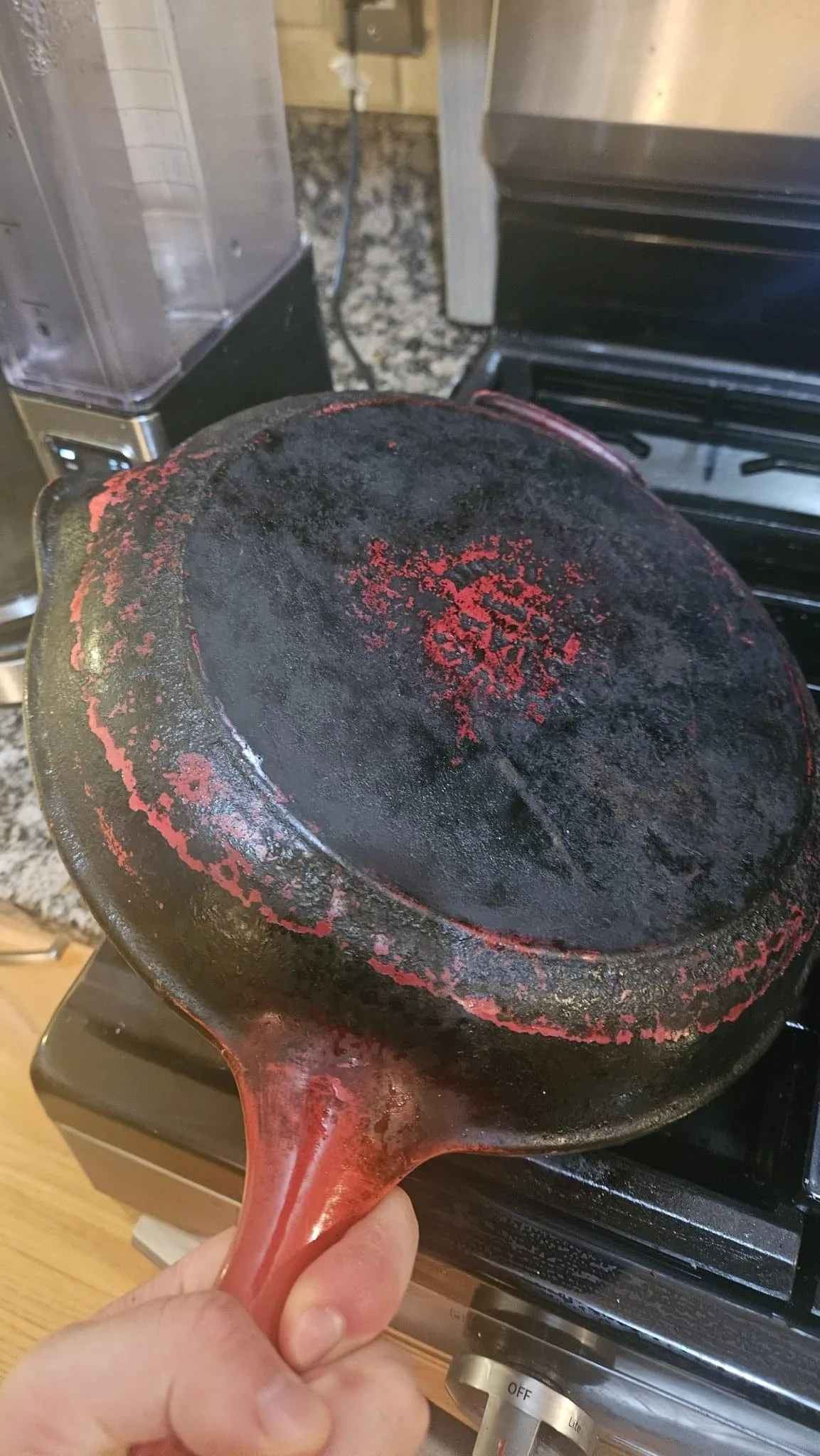 vinegar soak cast iron
