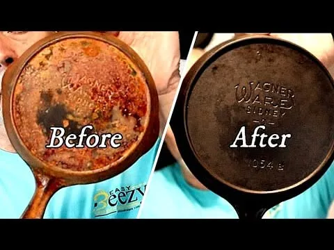 vinegar soak cast iron